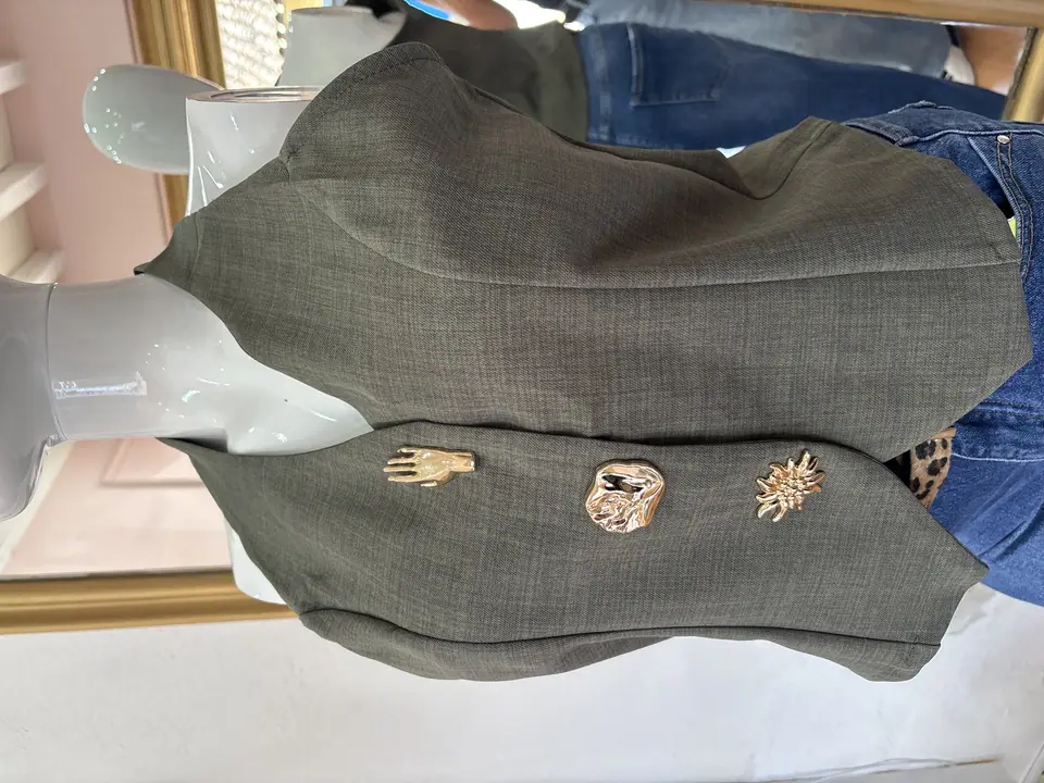 Chaleco tipo conjunto verde