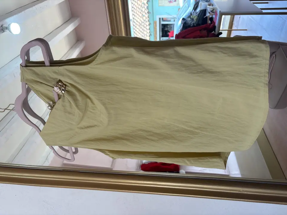 Blusa olgada amarilla
