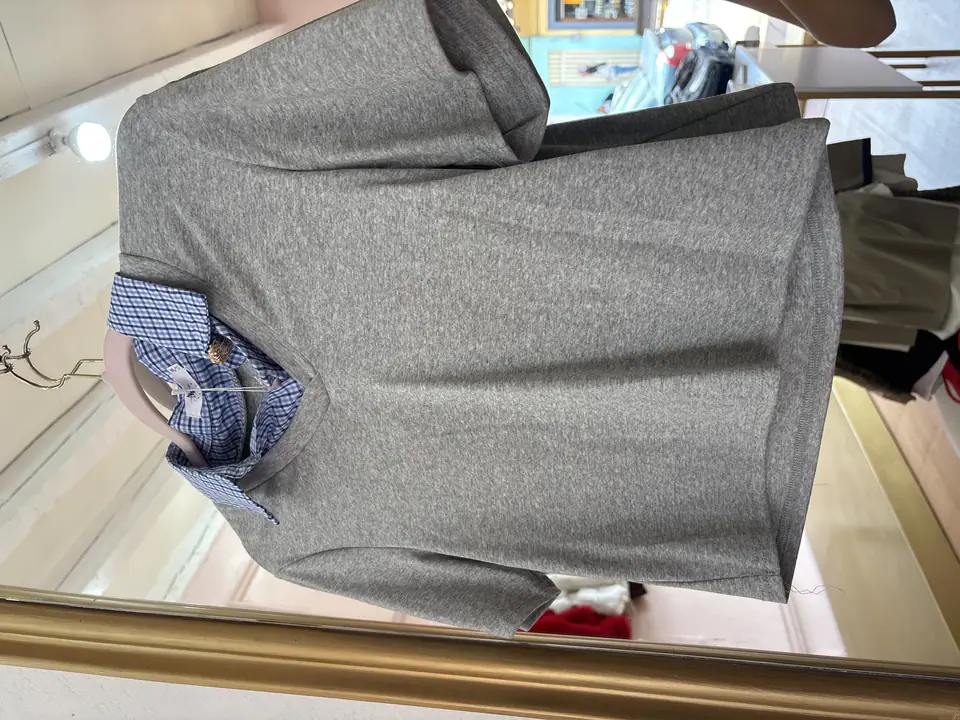 Blusa, tipo polo, camisa, azul