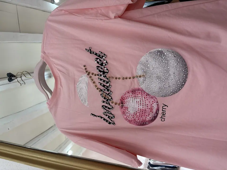 Blusa disco cereza