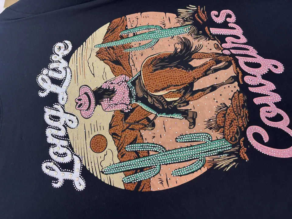 Blusa vaquera caballo