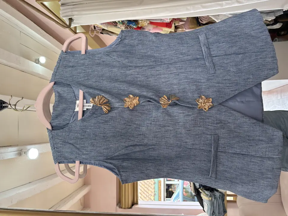 Chaleco tipo conjunto azul