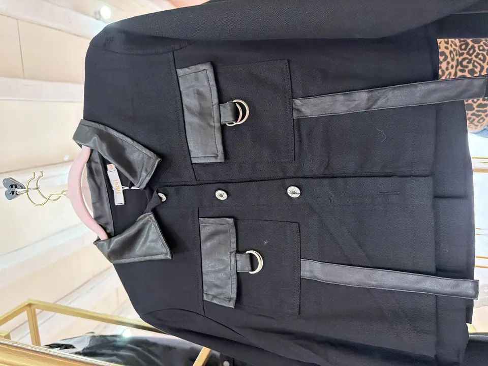 Conjunto mezclilla negro
