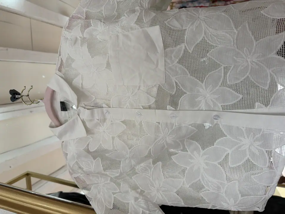 Conjunto encaje flor