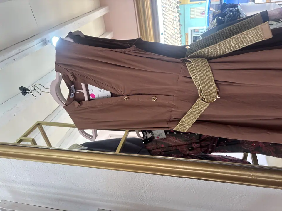 Vestido ligero café