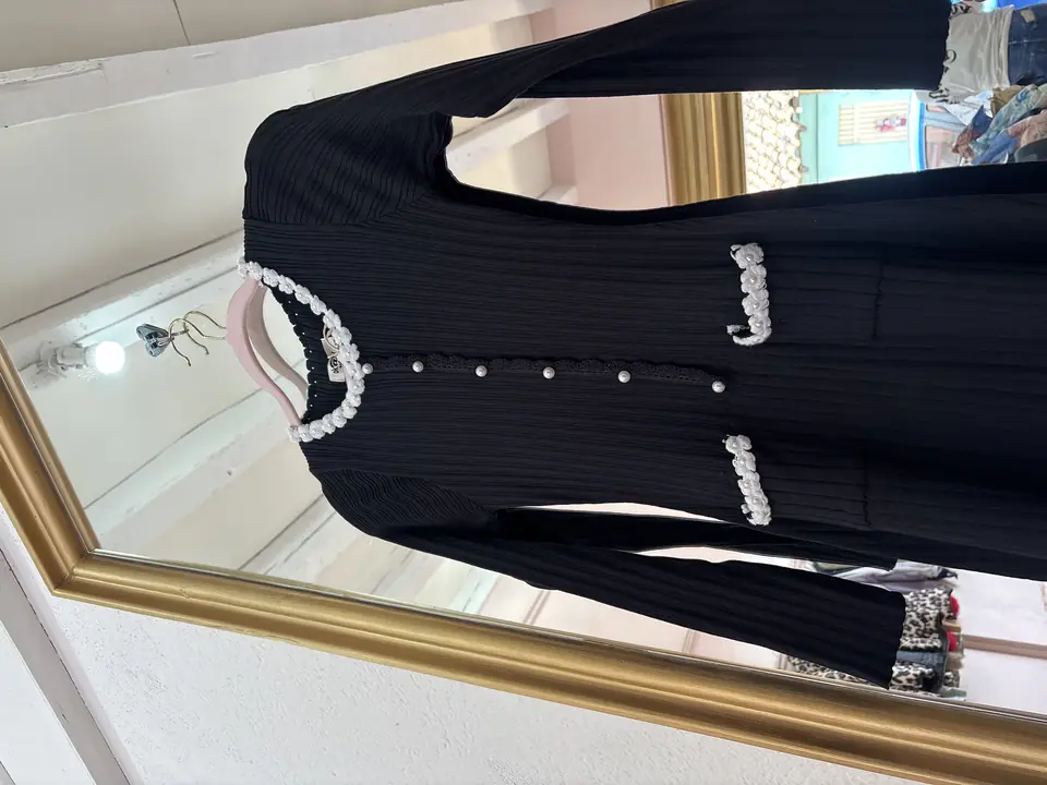Vestido pegado negro