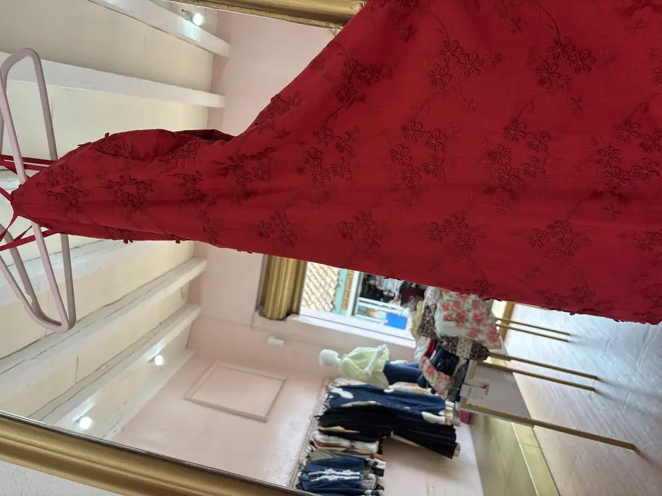 Vestido rojo escote espalda