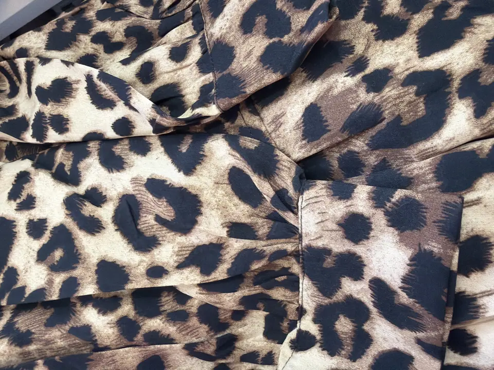 Vestido animal print
