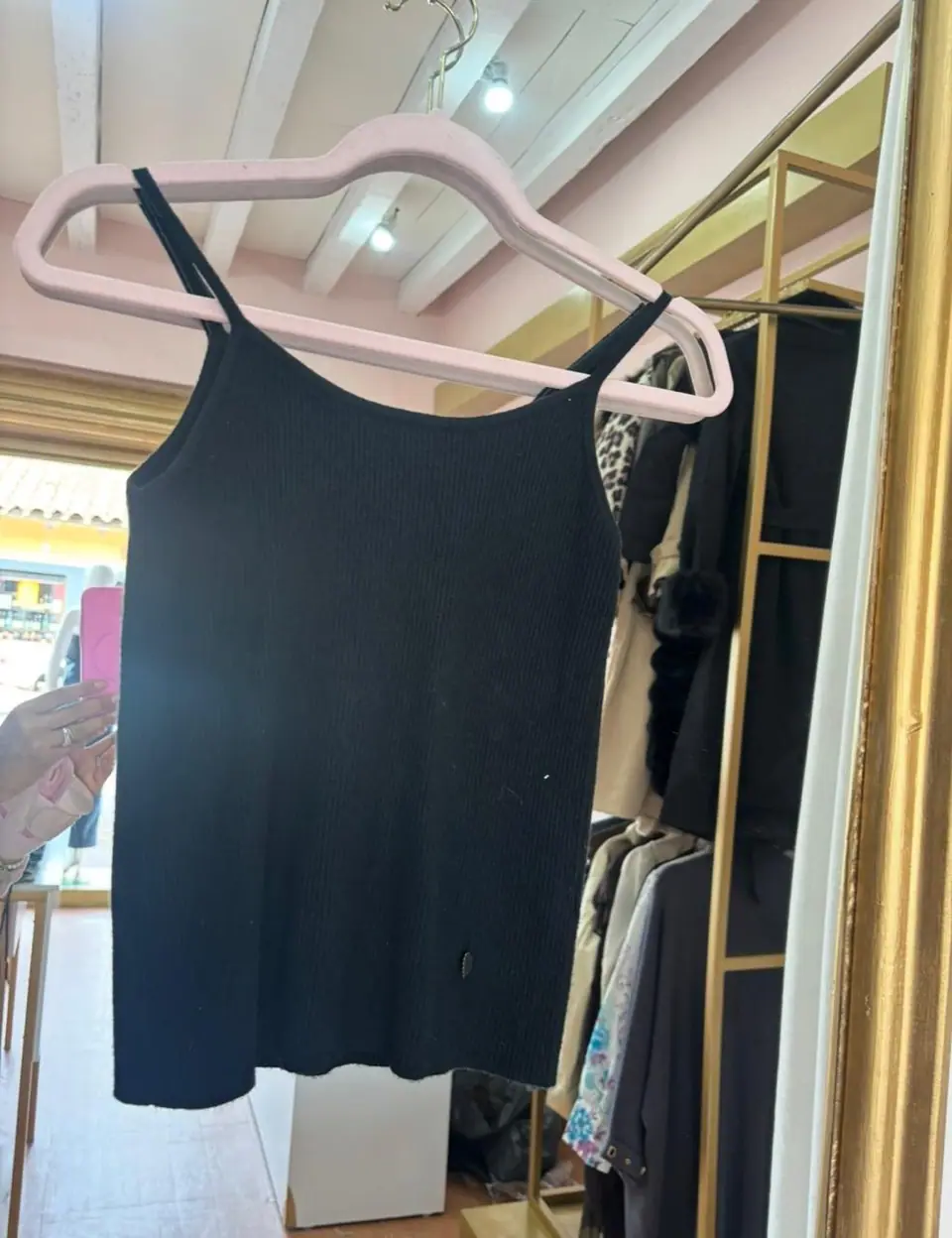 Blusa tirantes punto