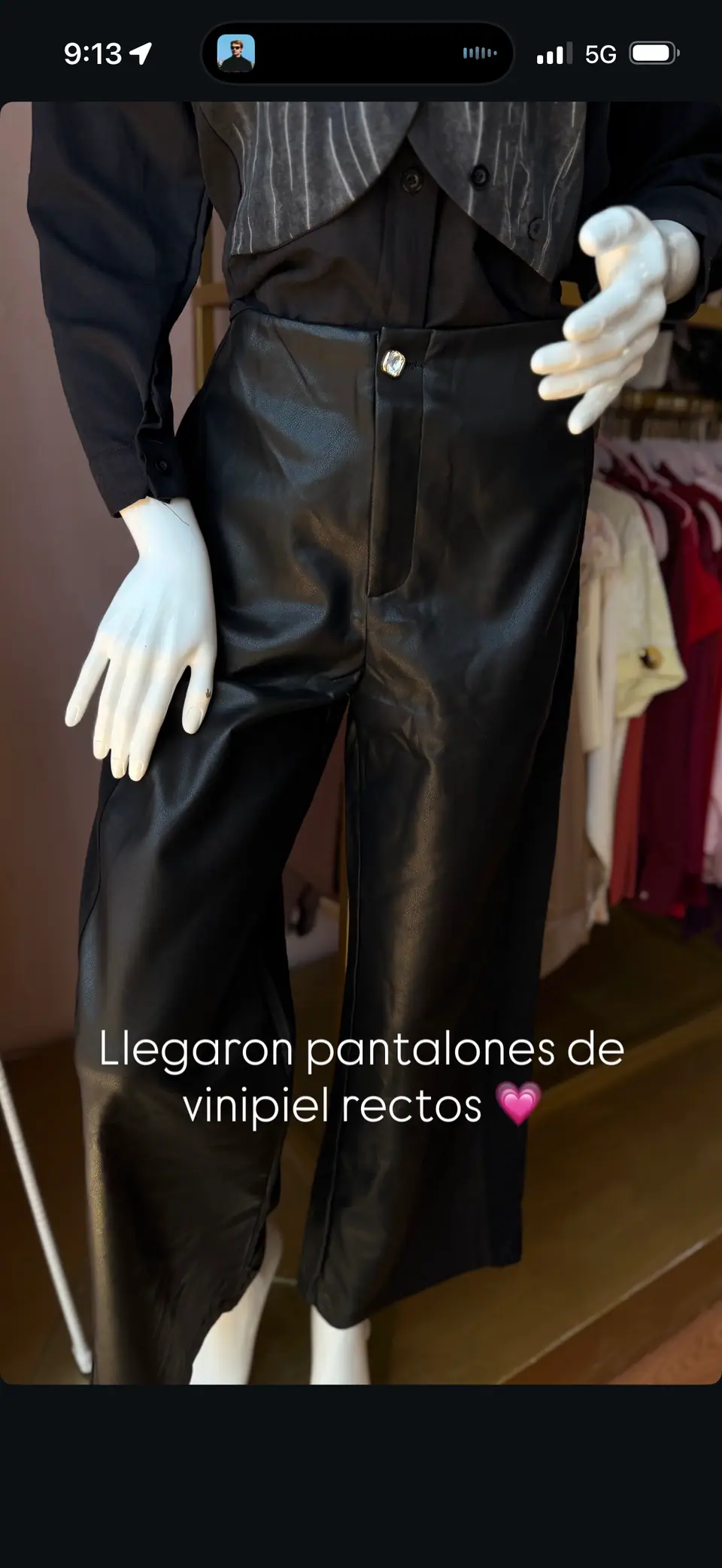 pantalon de vinipiel