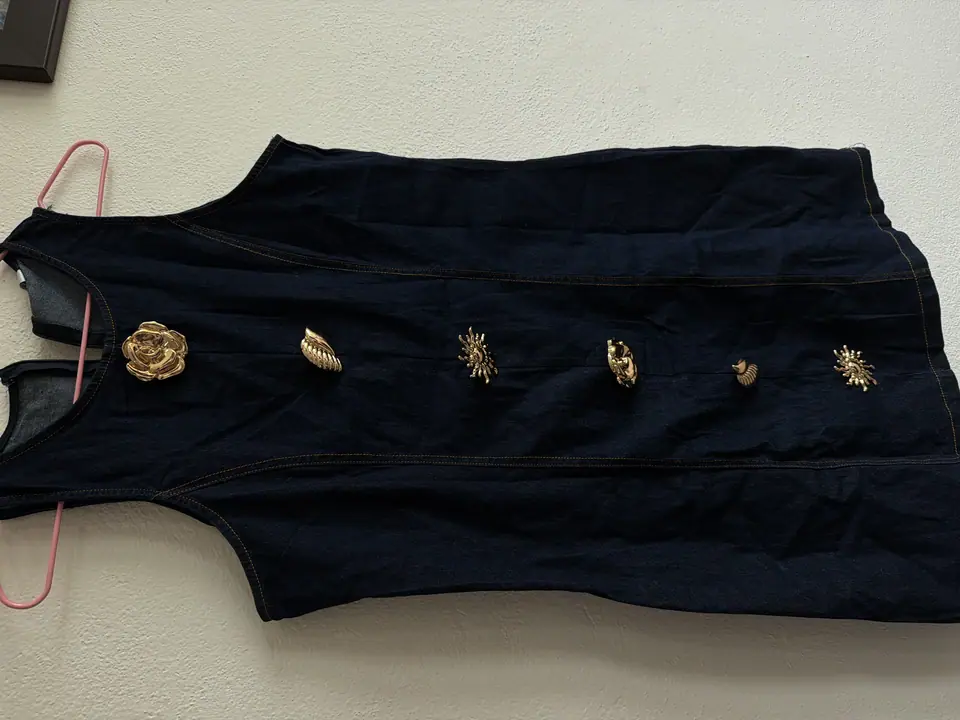Vestido corto de mezclilla