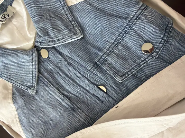 Gabardina con mezclilla