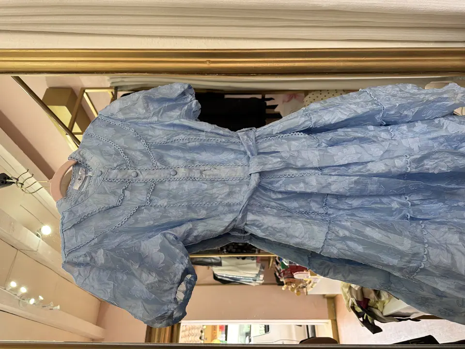Vestido manga de globo