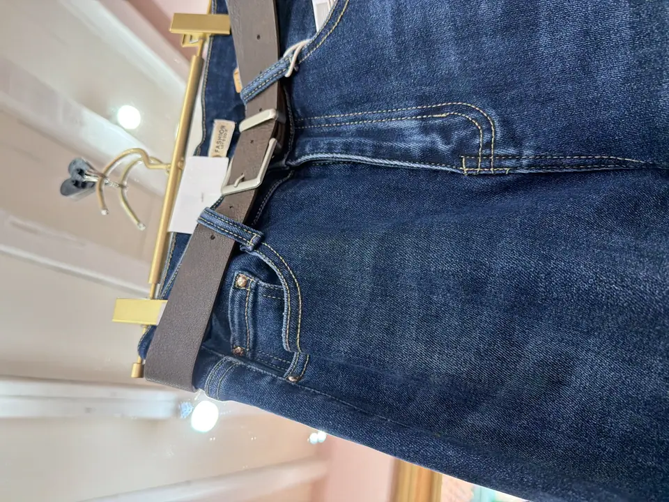 Pantalón cinturones café