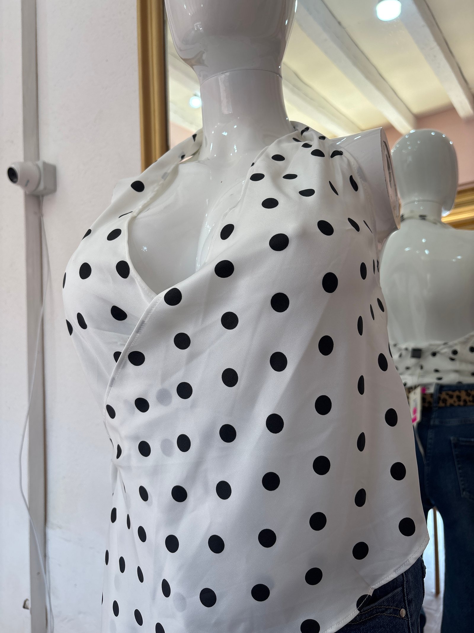 Blusa cuello Halter