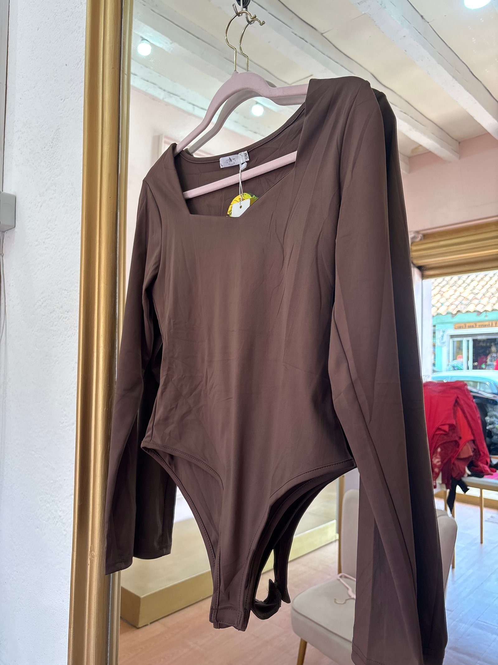 Body manga larga café