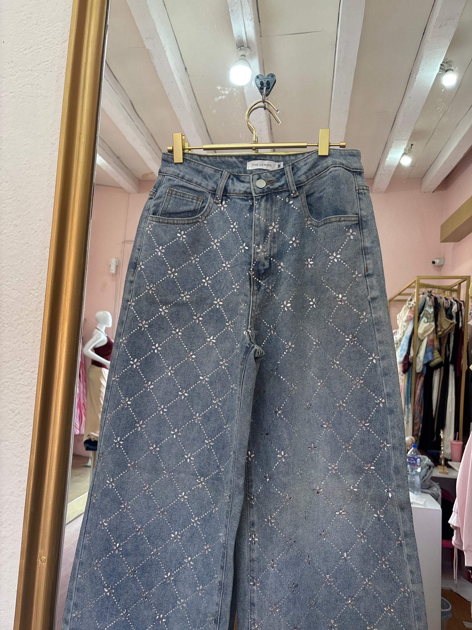 Pantalón brillos