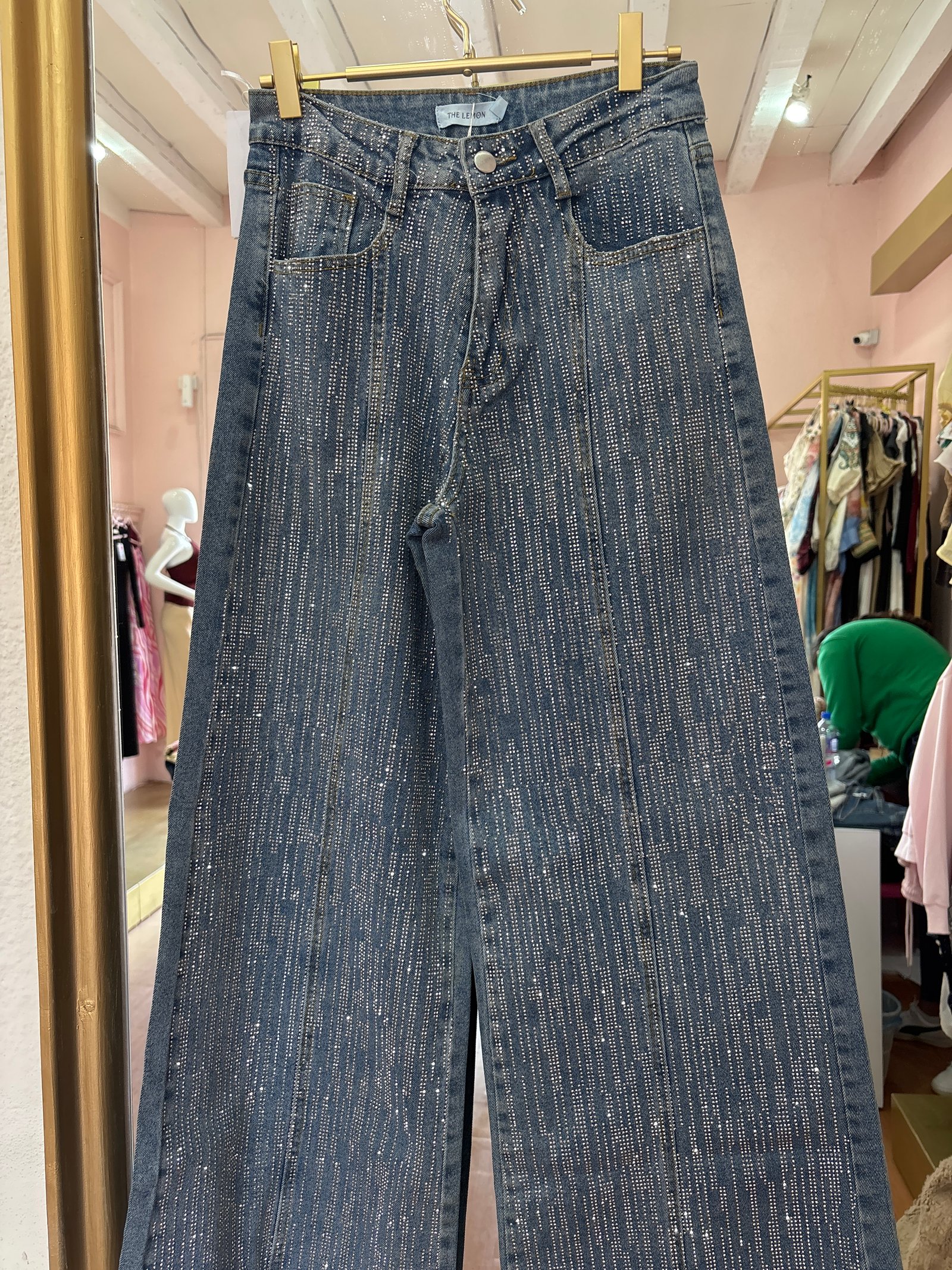 Pantalón brillos