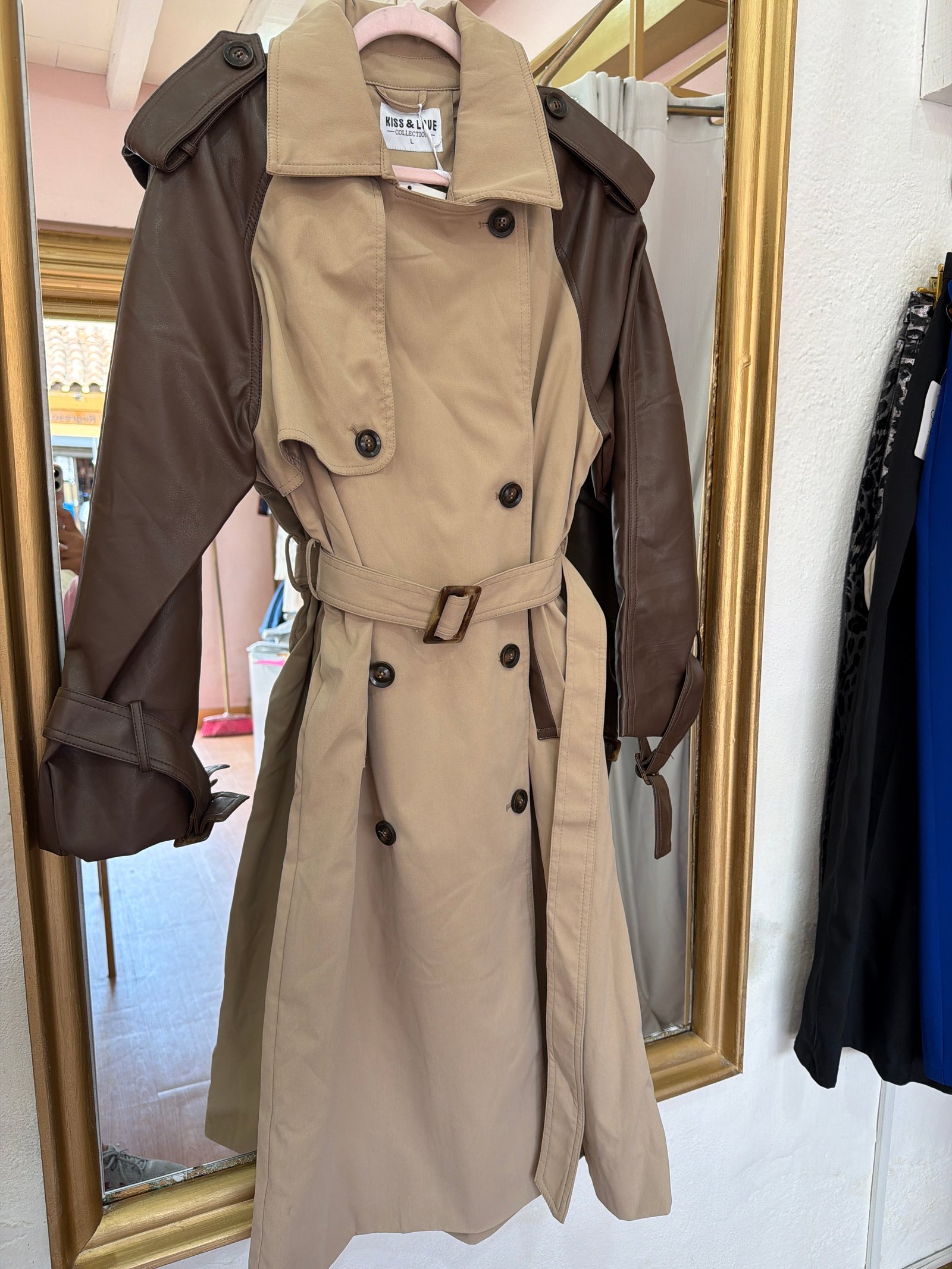 Gabardina café