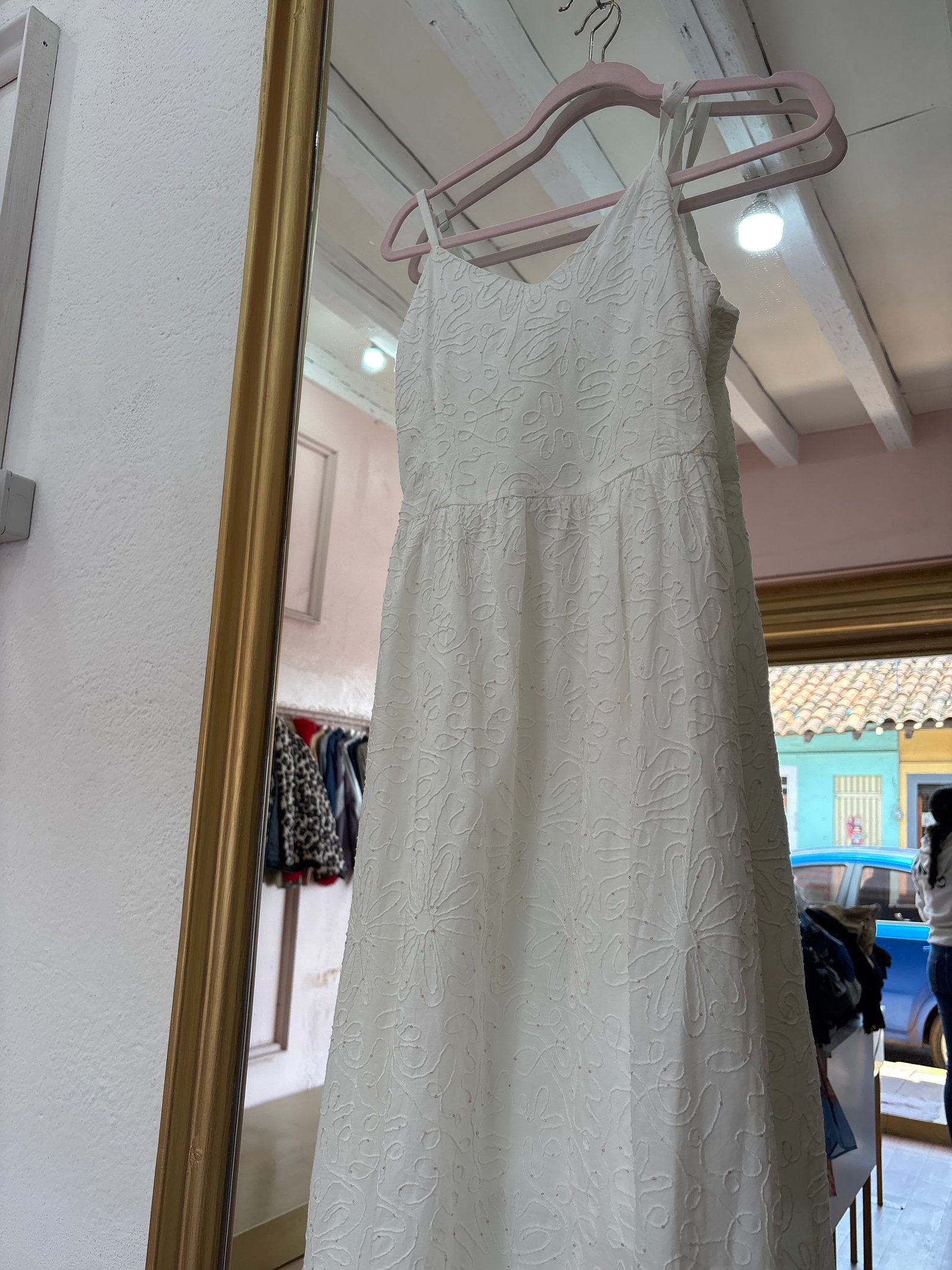 Vestido beige