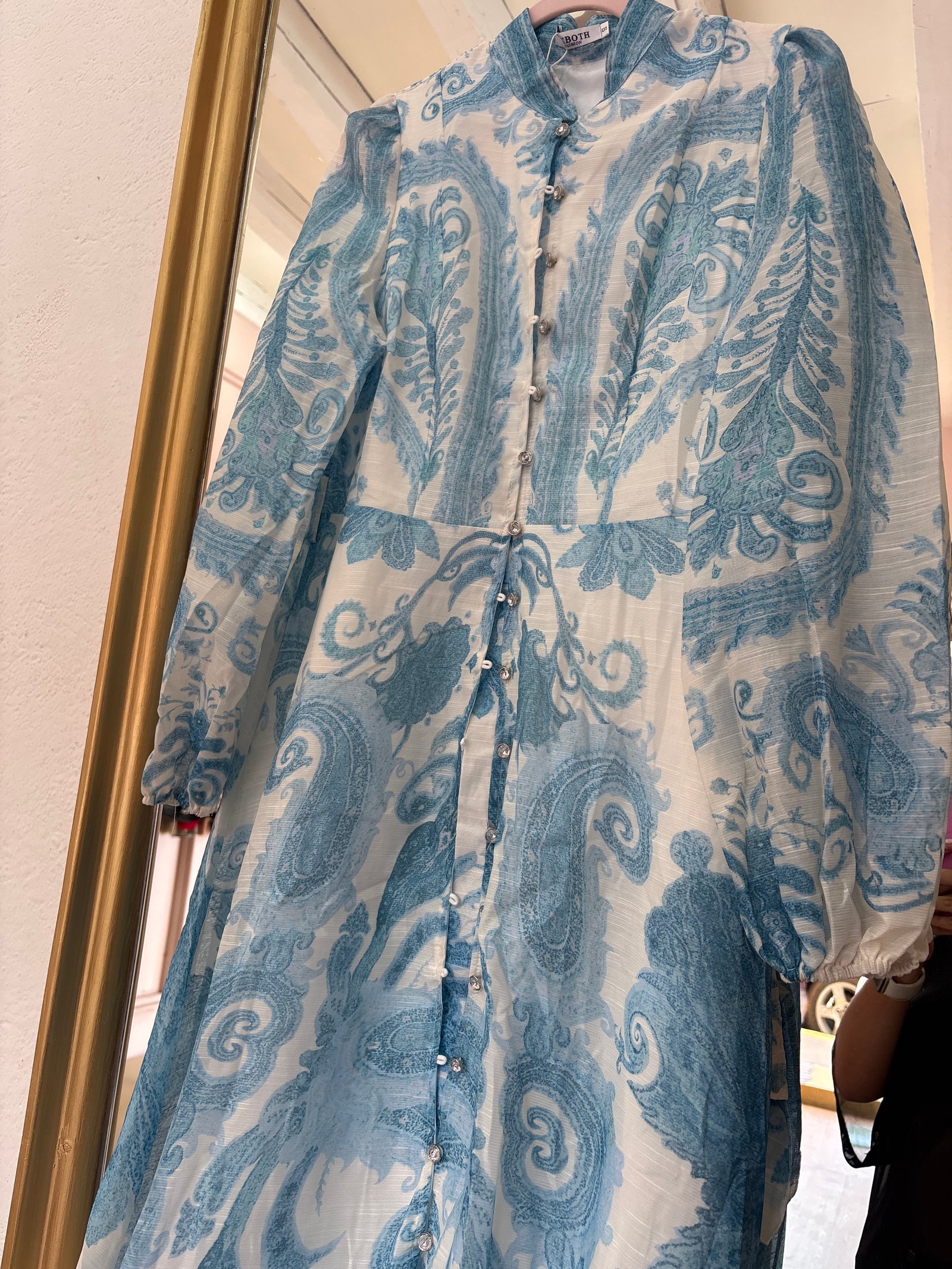 Maxi vestido azul