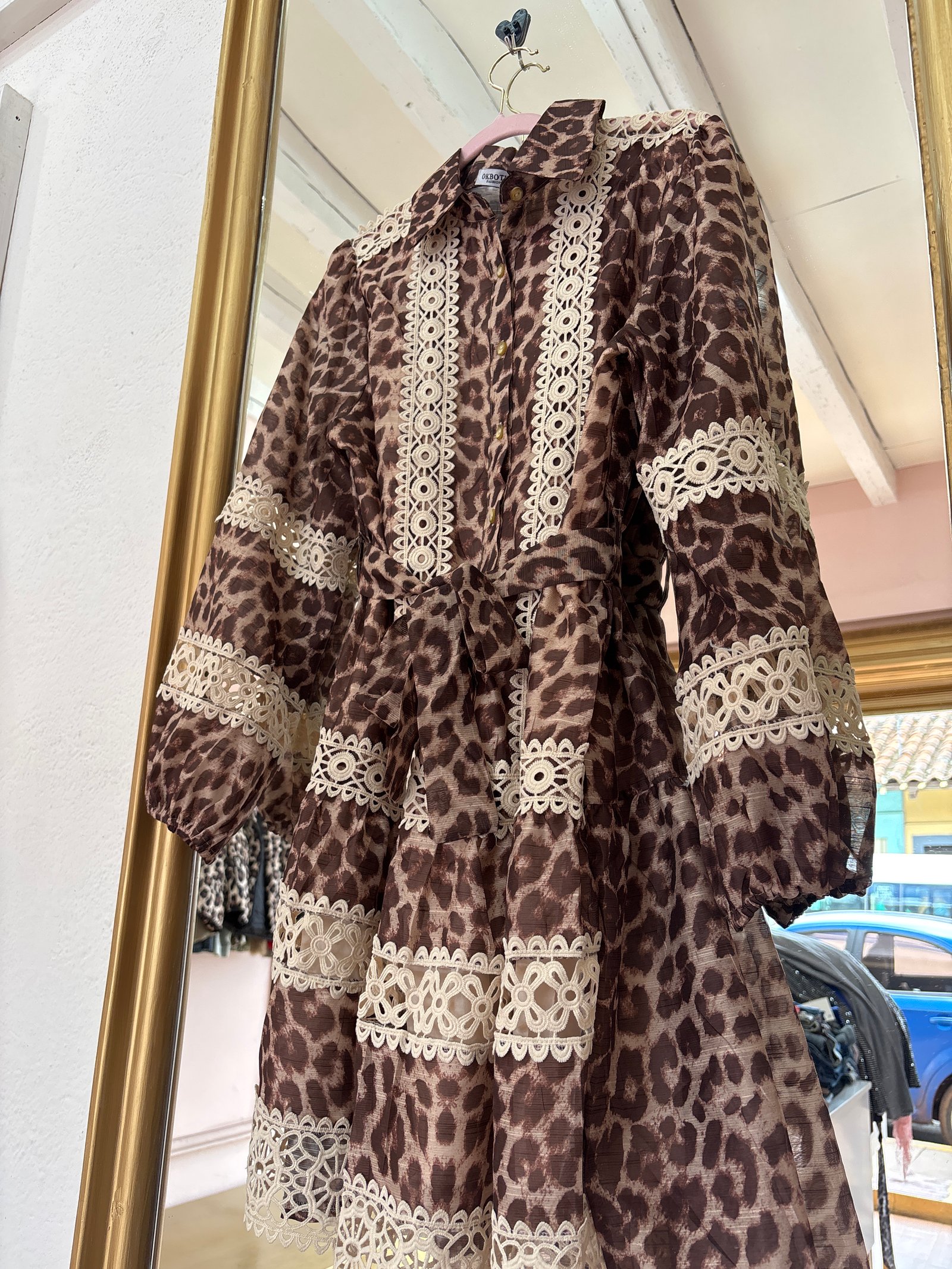 Vestido de animal print