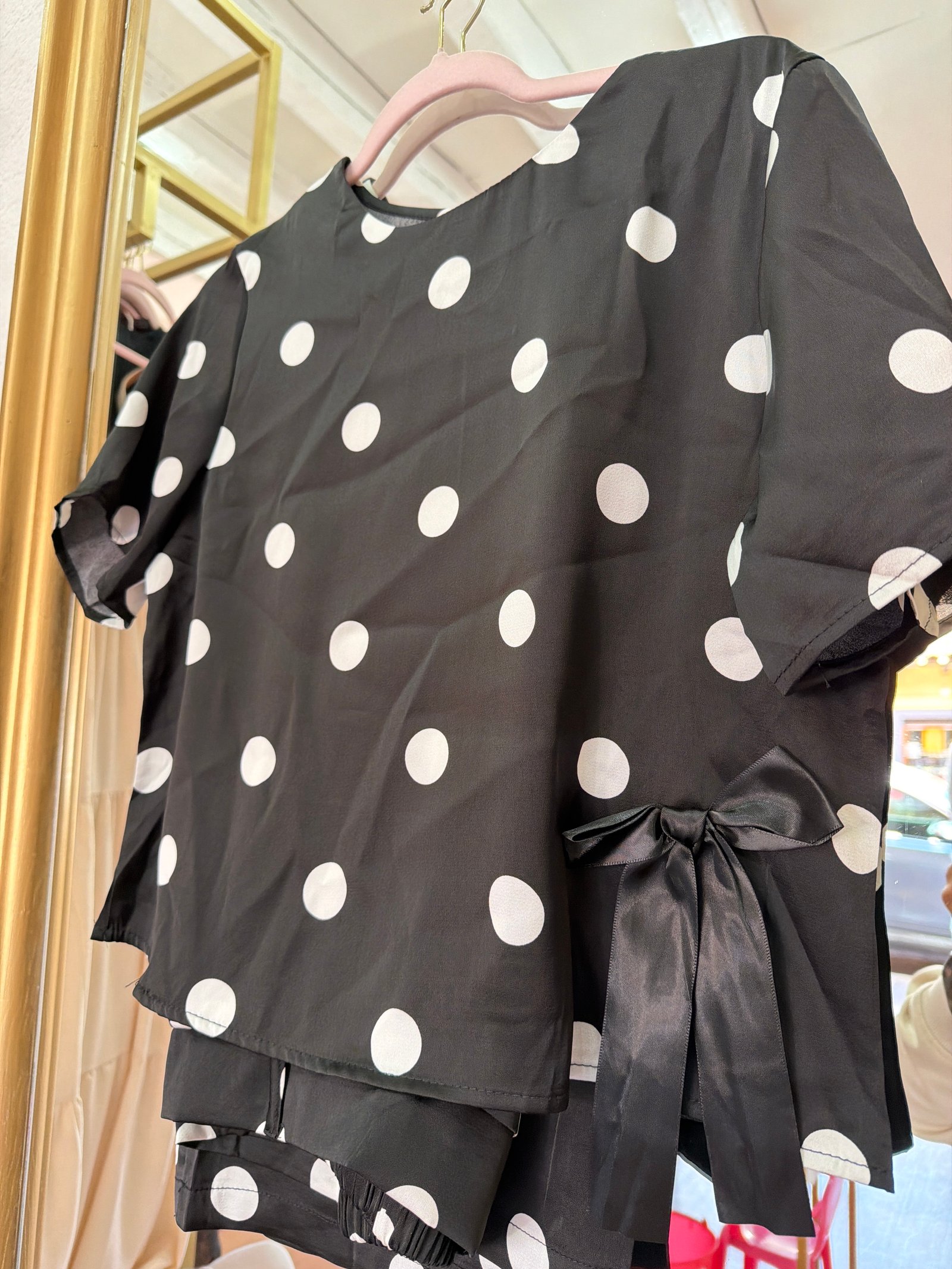 Conjunto puntos seda