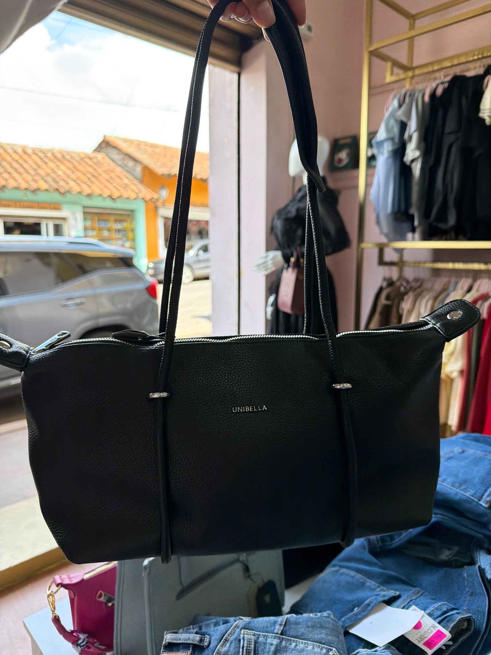 Bolsa tote negra
