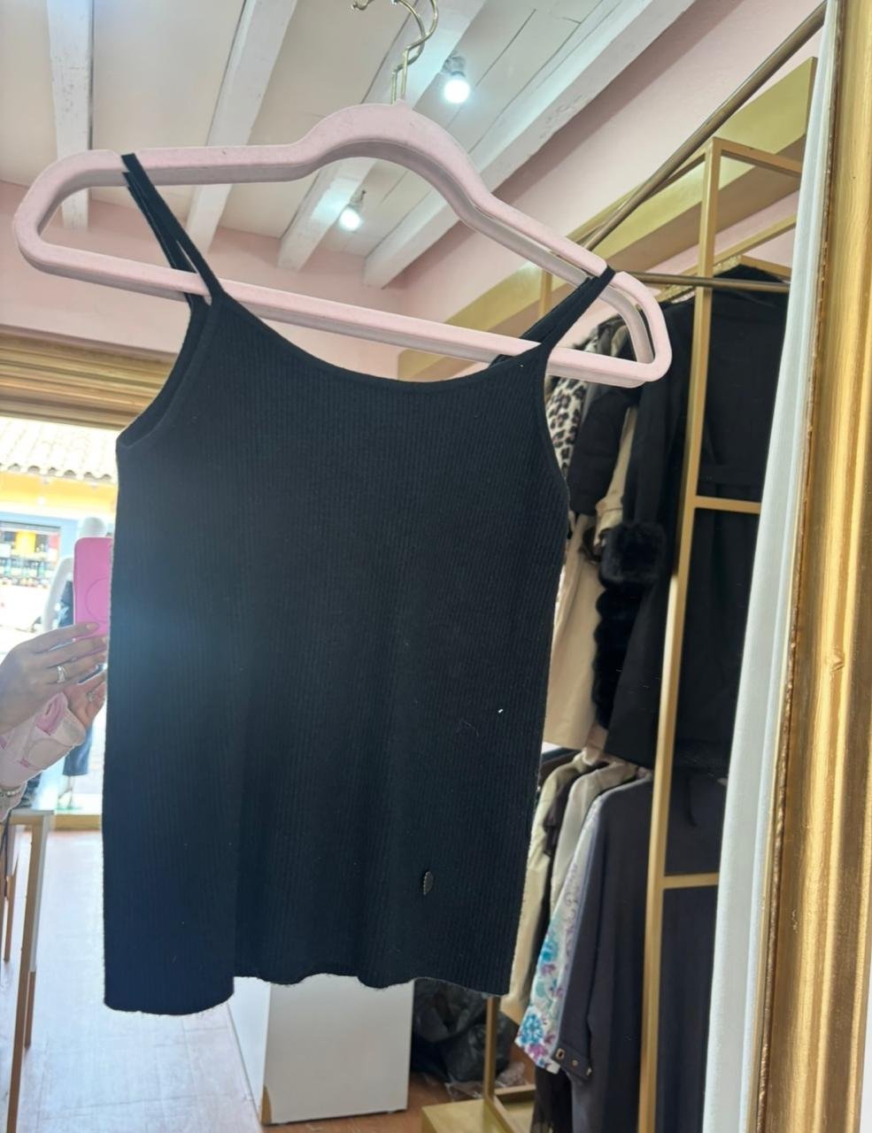 Blusa tirantes punto