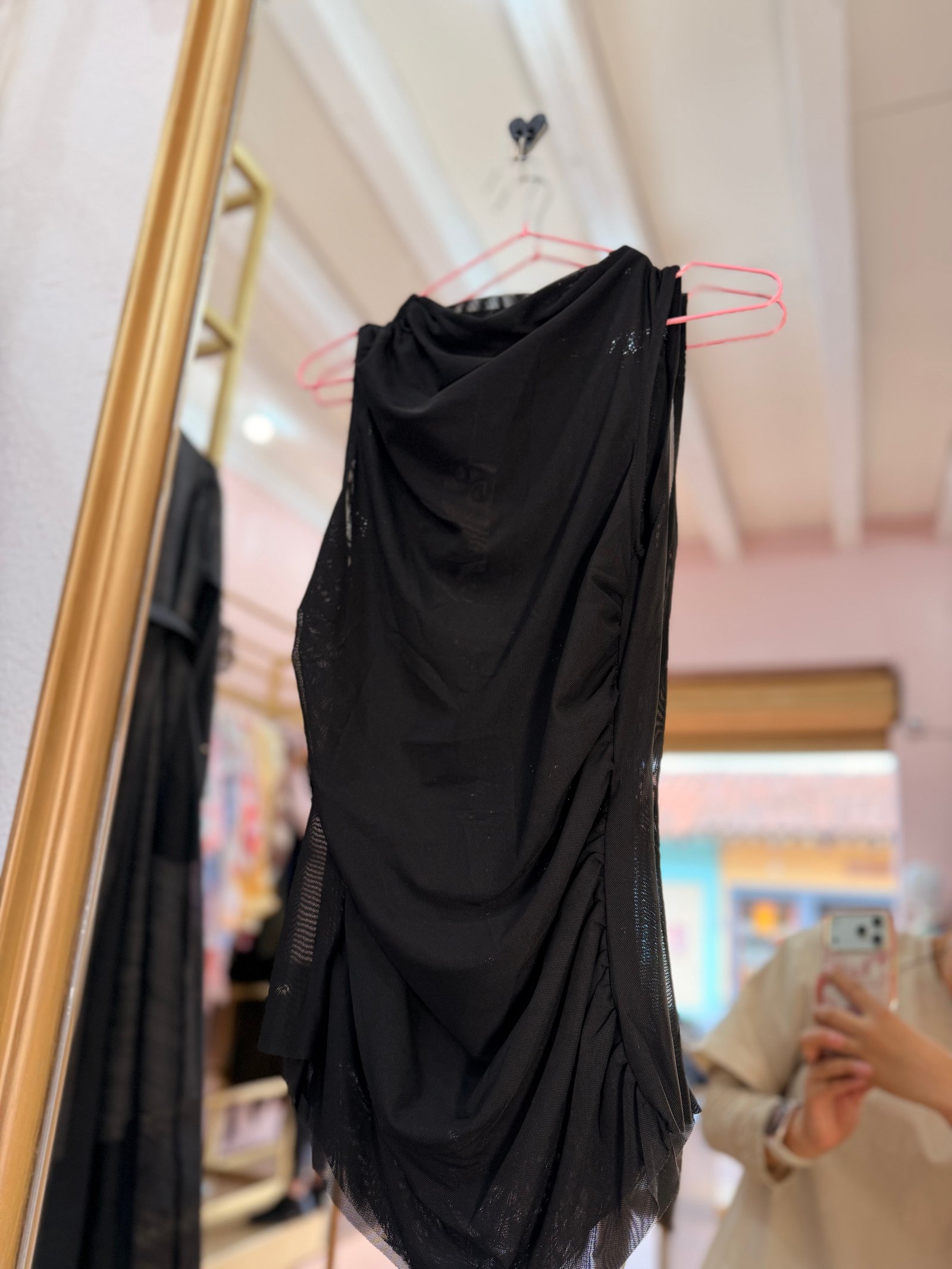 blusa transparente