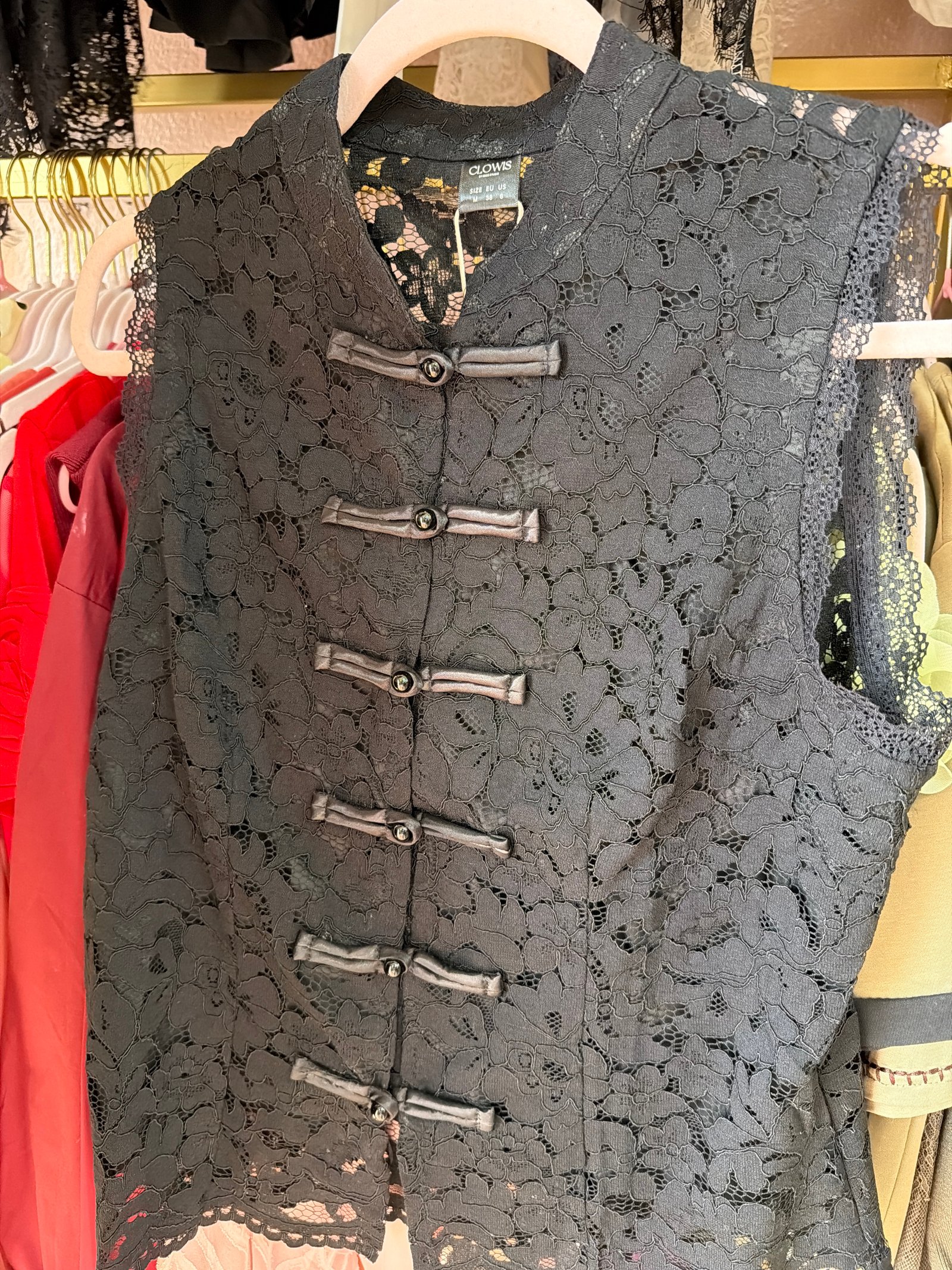 Blusa negra coreana