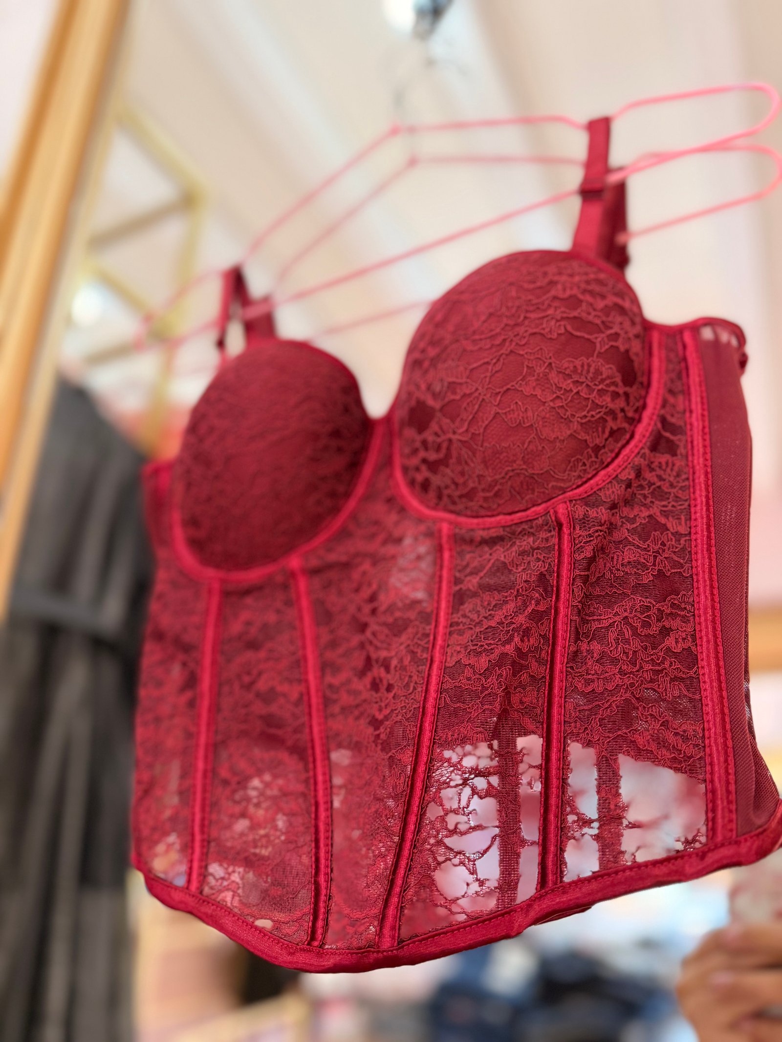 corset rojo