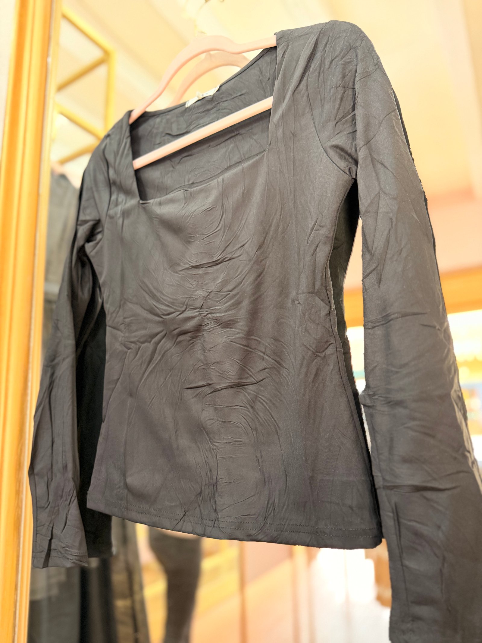 Blusa manga larga