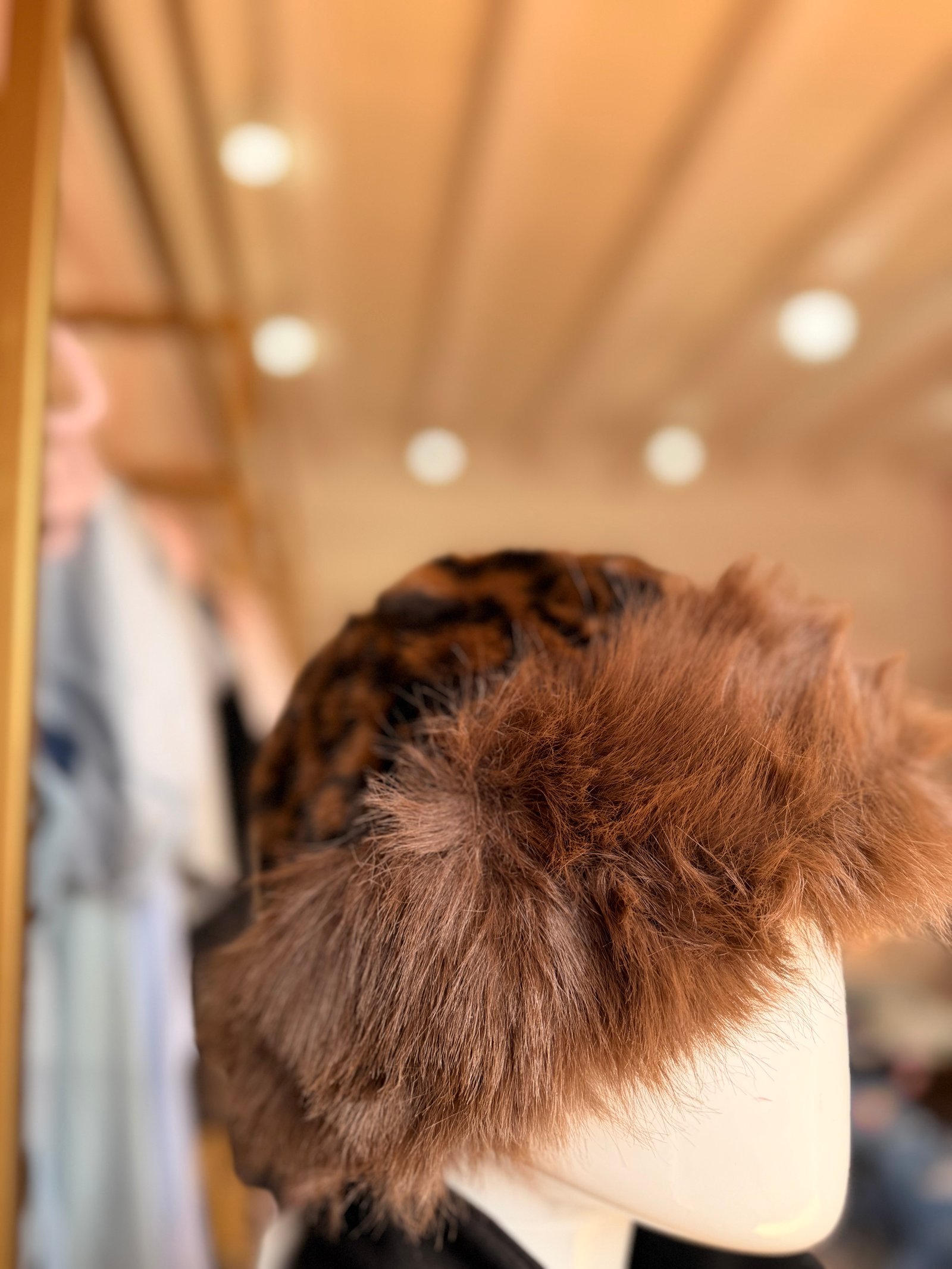 Gorro invernal animal print